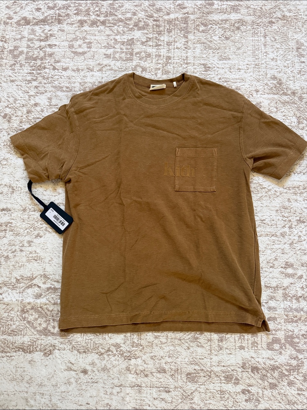 Kith Short Sleeve Pocket Tee in Brown